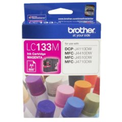 Brother LC-133 Magenta Ink Cartridge (Genuine)