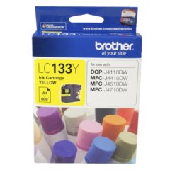 Brother LC-133 Yellow Ink Cartridge (Genuine)