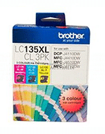Brother-LC-135XL-Combo-Colour-CMY-Genuine Brother LC-135XL CL 3 Pack Ink Cartridges (Genuine) Brother-LC-135XL-Combo-Colour-CMY-Genuine Brother LC-135XL CL 3 Pack Ink Cartridges (Genuine)