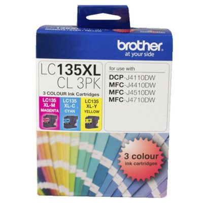 Brother LC-135XL Ink Cartridge 3 Pack