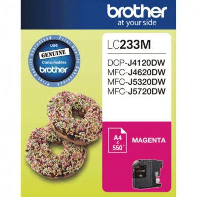 Brother LC-233 Magenta Ink Cartridge