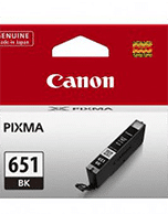 Canon CLi-651 Black Ink Cartridge (Genuine)