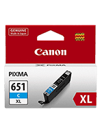 Canon-CLI-651XL-Cyan-Genuine Canon CLi-651XL Cyan Ink Cartridge (Genuine) Canon-CLI-651XL-Cyan-Genuine Canon CLi-651XL Cyan Ink Cartridge (Genuine)
