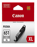 Canon CLi-651XL Grey Ink Cartridge (Genuine)