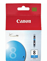 Canon-CLI-8-Cyan-Genuine Canon CLi-8 Cyan Ink Cartridge (Genuine) Canon-CLI-8-Cyan-Genuine Canon CLi-8 Cyan Ink Cartridge (Genuine)