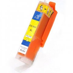 Compatible Canon CLi-651XL Yellow Ink