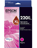 Epson-220XL-Magenta Epson 220XL Magenta C13T294392 High Capacity DURABrite Ultra Ink Cartridge (Genuine) Epson-220XL-Magenta Epson 220XL Magenta C13T294392 High Capacity DURABrite Ultra Ink Cartridge (Genuine)