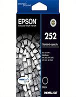 Epson-252 Epson 252 Black C13T252192 DURABrite Ultra Ink Cartridge (Genuine) Epson-252 Epson 252 Black C13T252192 DURABrite Ultra Ink Cartridge (Genuine)
