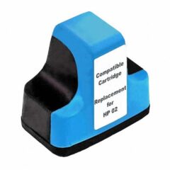 Compatible HP 02 Cyan Ink Cartridge