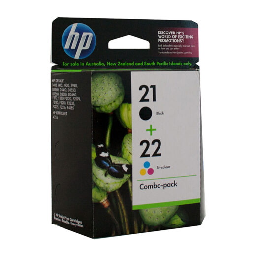 HP 21 & 22 Combo Pack Ink Cartridges - Inkwell Cartridges & Toner