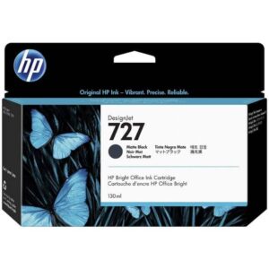 HP 727 Matte Black Ink Cartridge