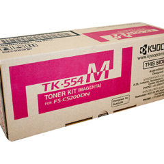 Kyocera TK-554M Magenta Genuine Toner Cartridge