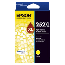 Epson-252XL-Yellow-Ink Epson 252XL C13T253492 Yellow High Capacity DURABrite Ultra Ink Cartridge (Genuine) Epson-252XL-Yellow-Ink Epson 252XL C13T253492 Yellow High Capacity DURABrite Ultra Ink Cartridge (Genuine)