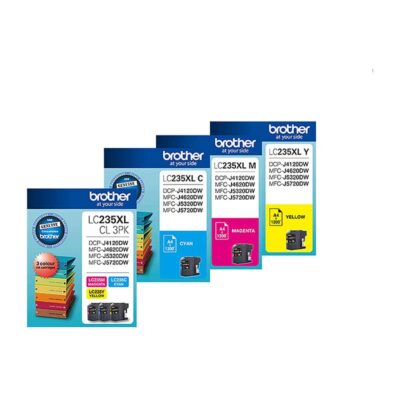 Brother LC-235XL CMY Ink Cartridges