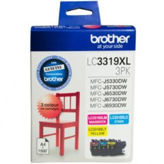 Brother LC-3319XL Colour 3 Pack Cartridges