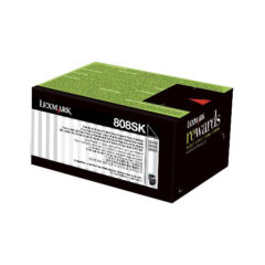 Lexmark 808SK Black Toner Cartridge