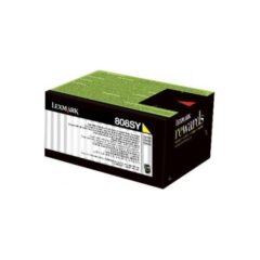 Lexmark 808SY Yellow Toner Cartridge