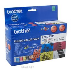 Brother LC-57 Bk/C/M/Y Value Pack (Genuine)