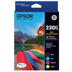 Epson 220XL Value Pack Ink Cartridges