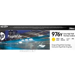 HP 976Y Yellow L0R07A Ink Cartridge (Genuine)