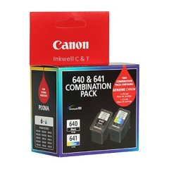 Canon PG-640 CL-641 Twin Pack 1 x Black & 1 x Colour Ink Cartridges (Genuine)