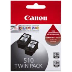 Canon PG-510 Black Twin Pack Ink Cartridges