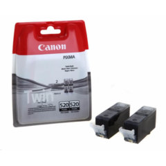 Canon PGi-520 Black Ink Cartridge Twin Pack