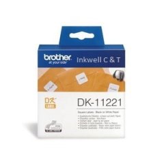 DK11221 Brother Labels White Labels 1000 per roll