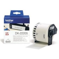 DK22205 Brother Labels White Roll 62mm x 30.48m
