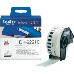 DK22210 Brother Labels White Roll 29mm x 30.48 meters