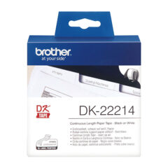 Brother DK22214 White Labels Roll