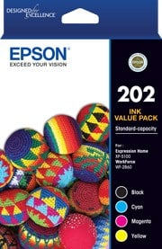Epson-202-C13T02N692-4-Value-Pack Epson 202 Bk,C,M,Y C13T02N692 4 Ink Value Pack Cartridges (Genuine) Epson-202-C13T02N692-4-Value-Pack Epson 202 Bk,C,M,Y C13T02N692 4 Ink Value Pack Cartridges (Genuine)