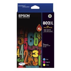Epson 802XL Value Pack Ink Cartridges