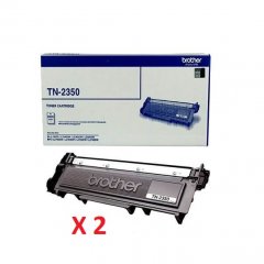 Brother TN-2350 Black Toner X 2