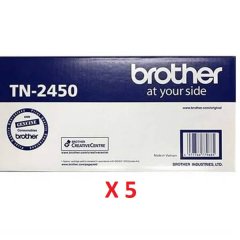 Brother TN-2450 Cartridges X 5