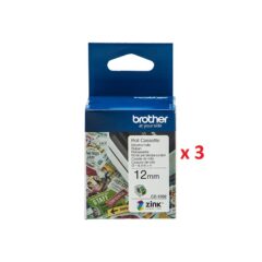 Brother CZ1002 Label Cassette x 3