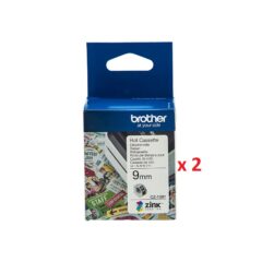 Brother CZ1001 Colour Label Cassette x 2