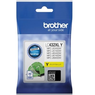Brother LC-432XLY Yellow Cartridge
